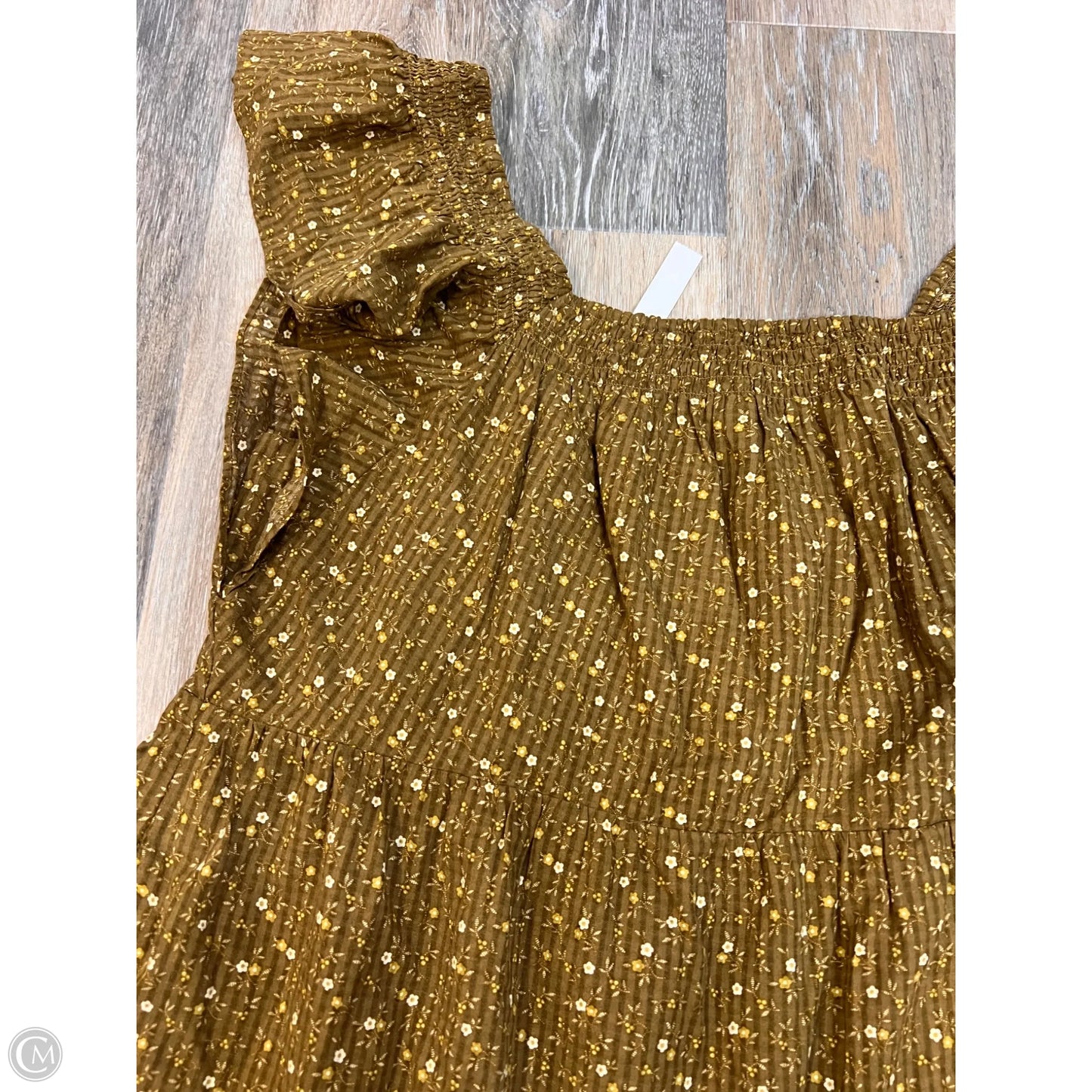 -Dress Casual Maxi By Madewell In Green, Size: 2x