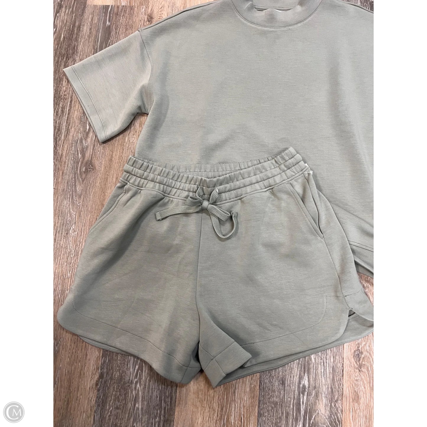 -Shorts Set By Rae Mode In Green, Size: L