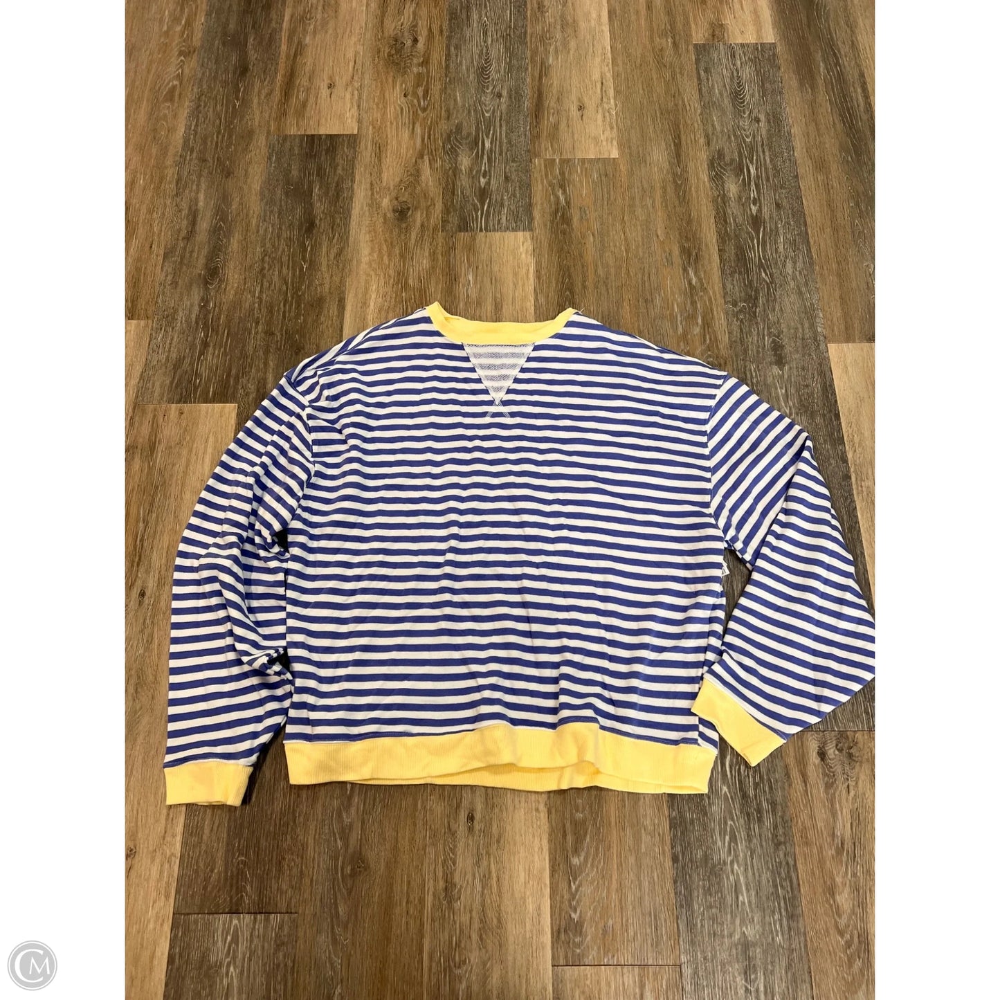 Sweatshirt Crewneck By We The Free In Striped Pattern, Size: S