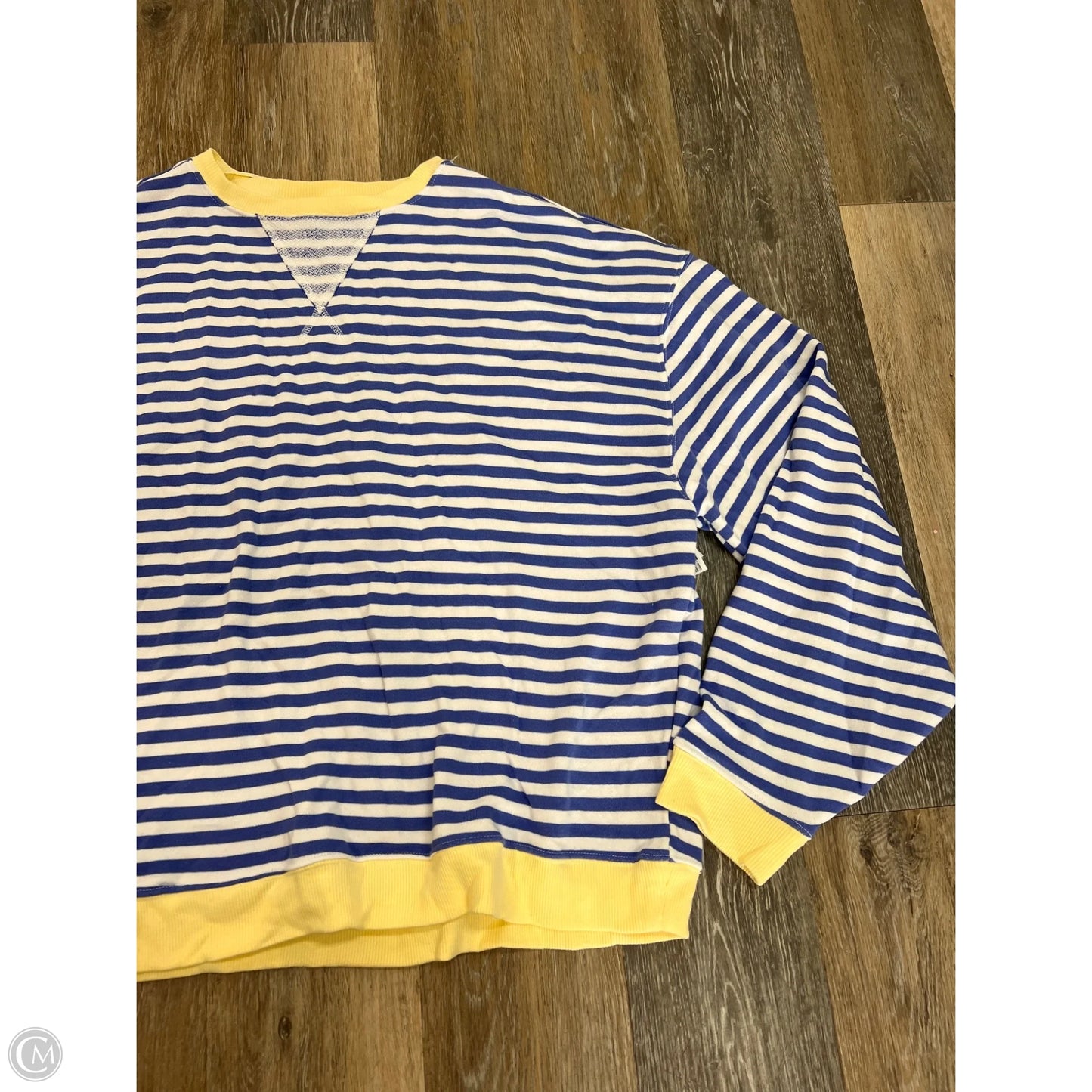 Sweatshirt Crewneck By We The Free In Striped Pattern, Size: S