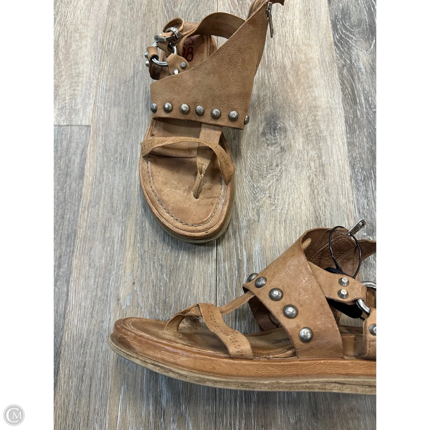 Sandals Flats By A.S. 98 In Pink, Size: 9