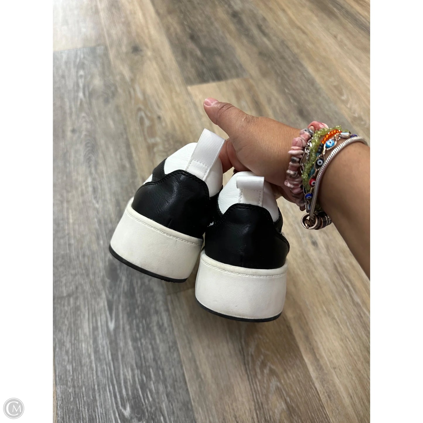 Shoes Athletic By Mia In Black & White, Size: 8