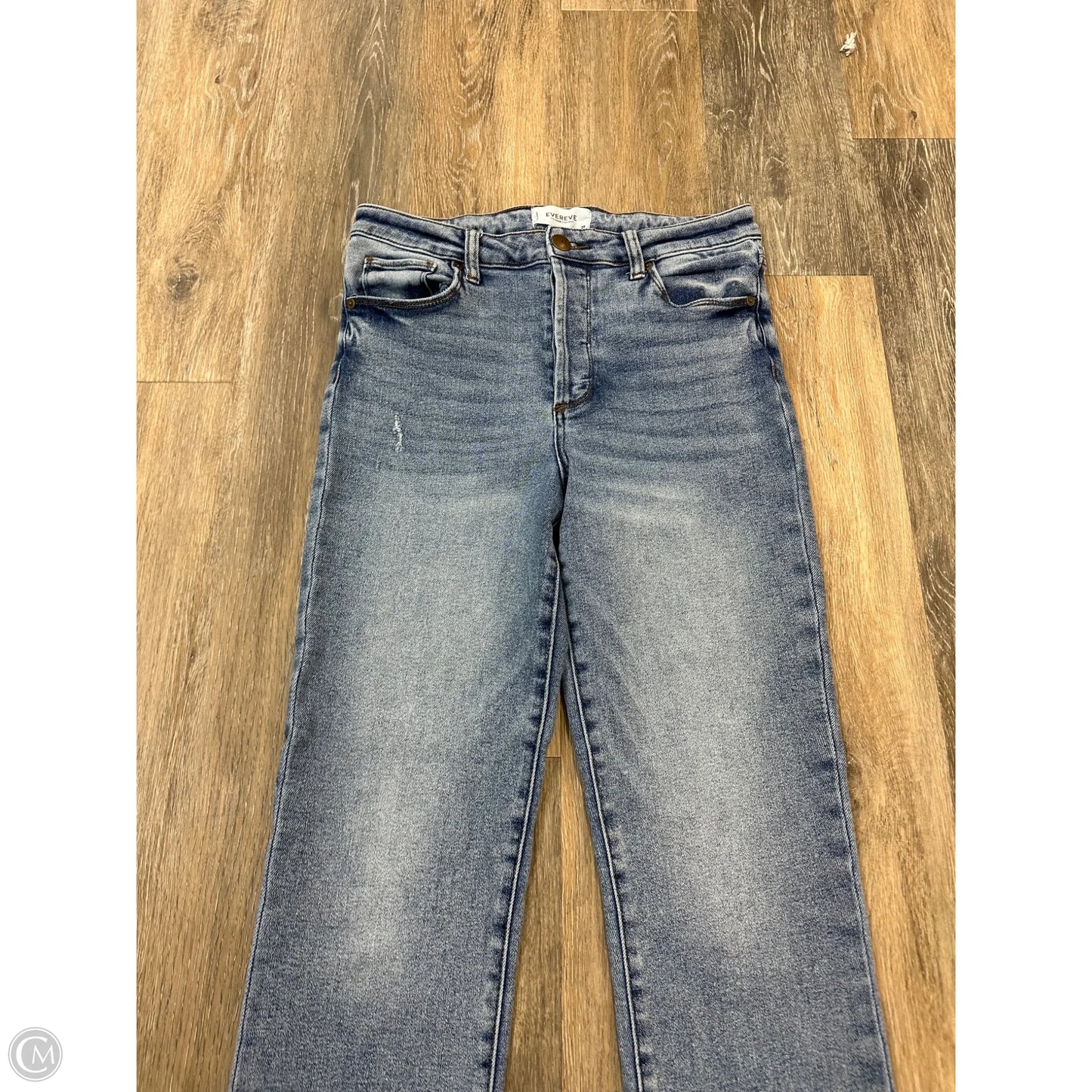 Jeans Straight By Evereve In Blue Denim, Size: 8