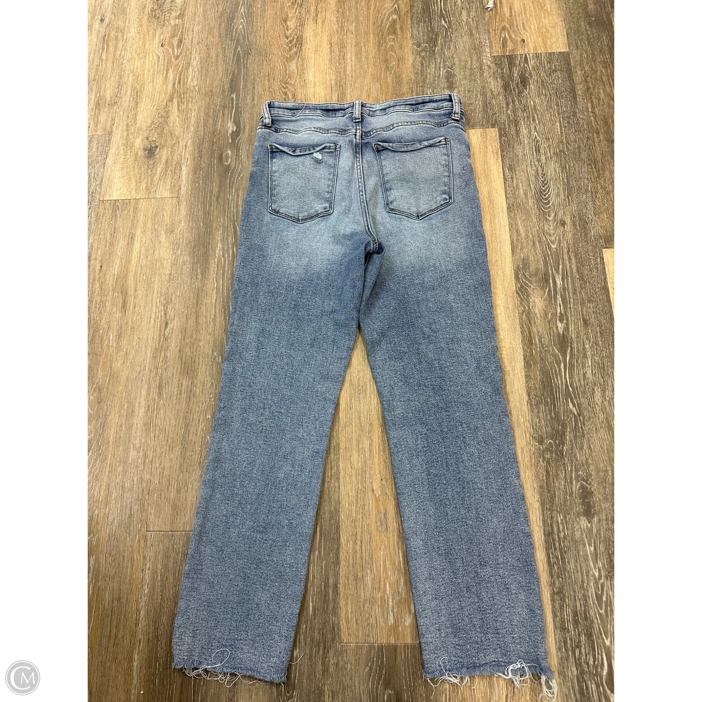 Jeans Straight By Evereve In Blue Denim, Size: 8