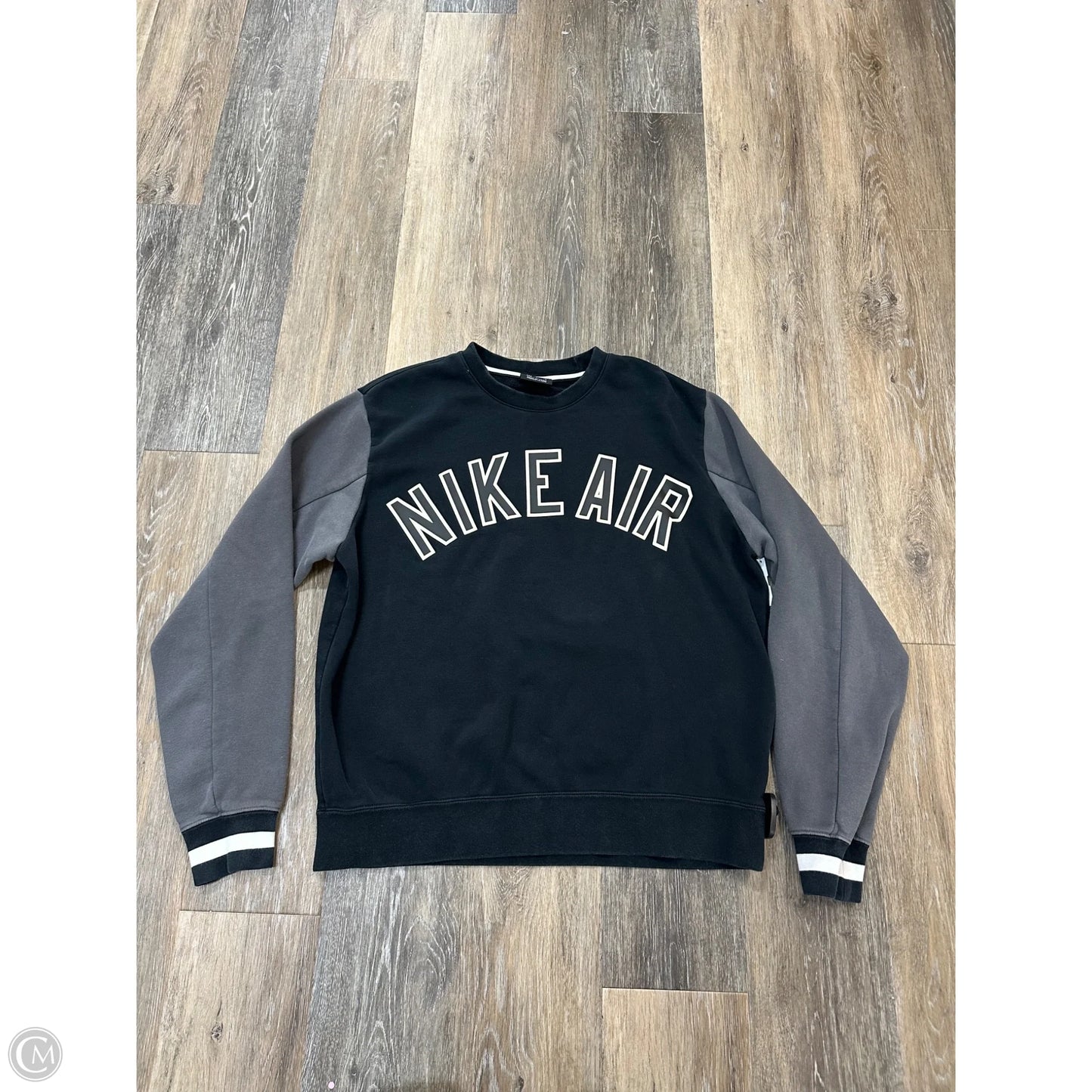 Sweatshirt Crewneck By Nike Apparel In Black, Size: S