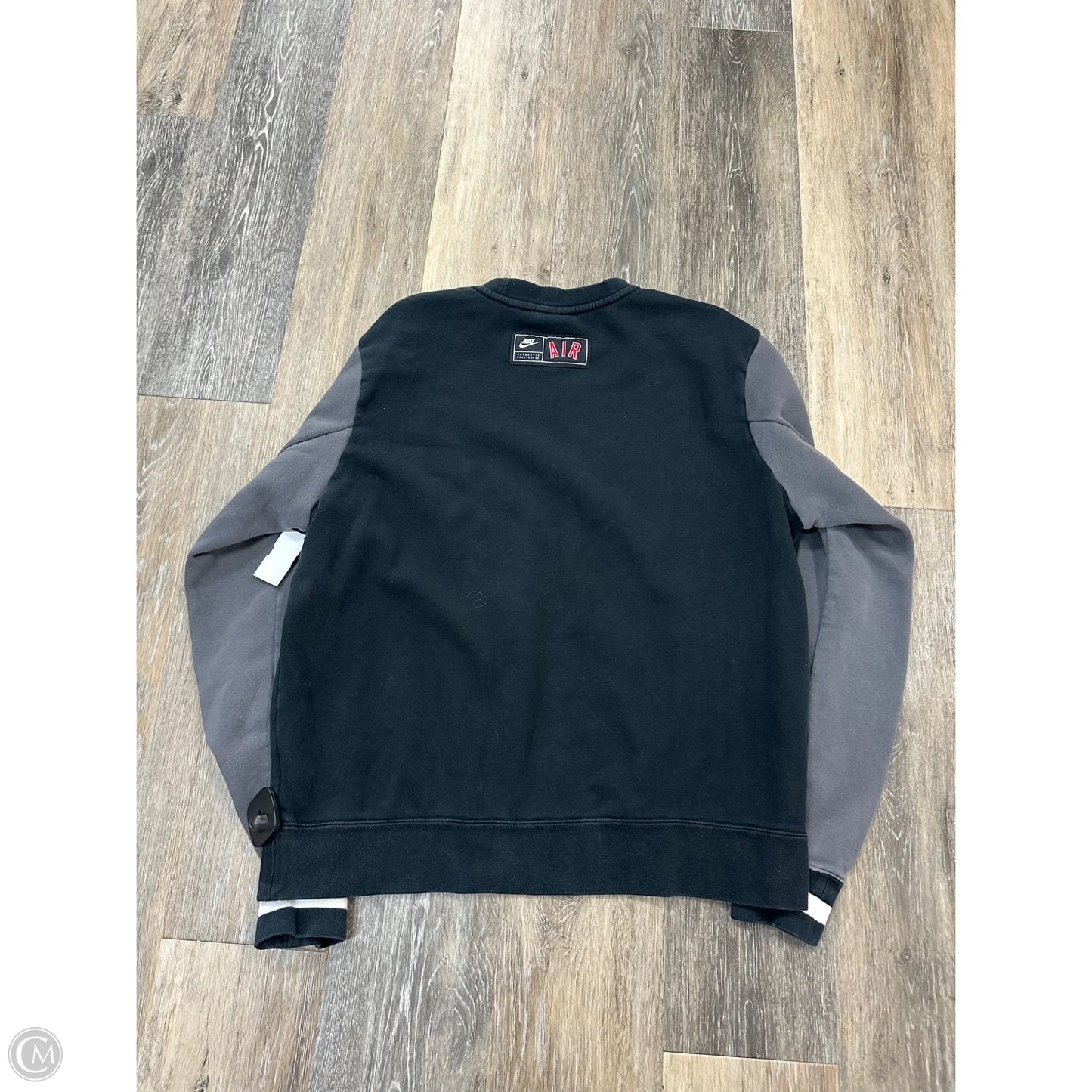 Sweatshirt Crewneck By Nike Apparel In Black, Size: S