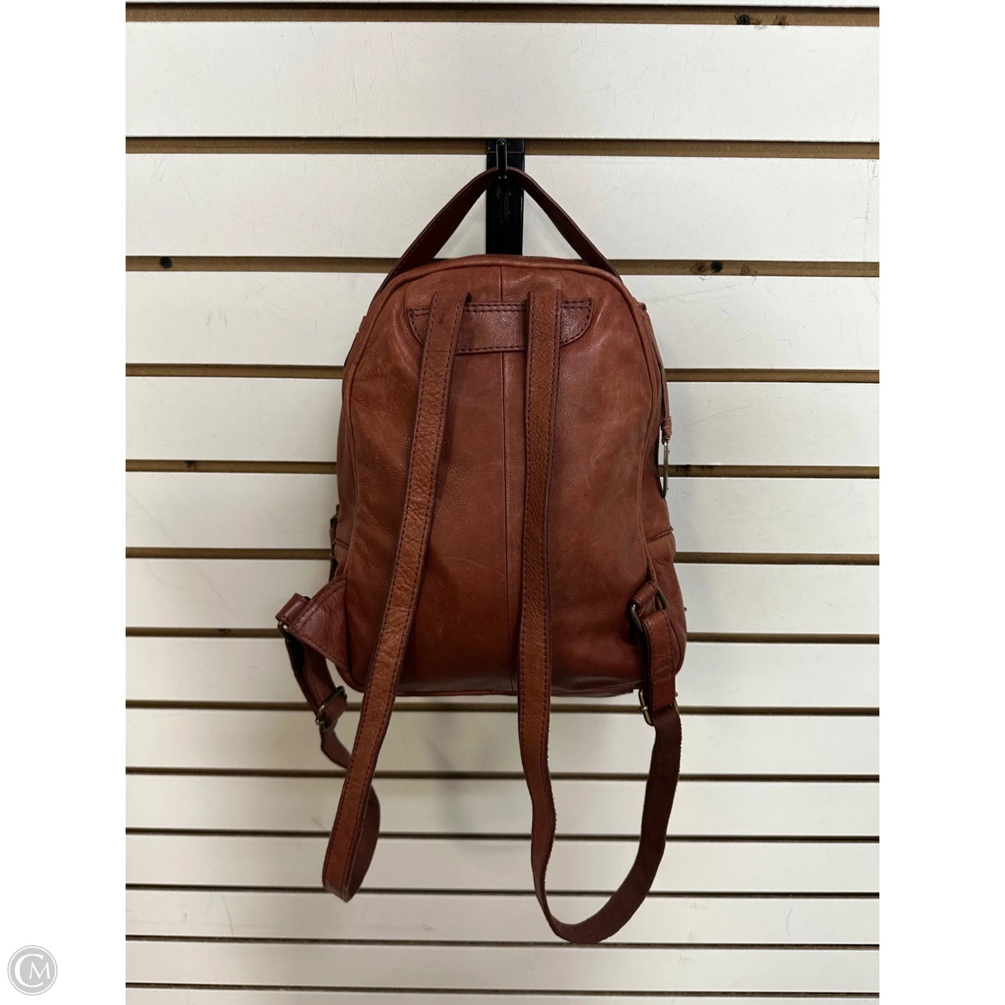 Backpack Leather By Born, Size: Medium