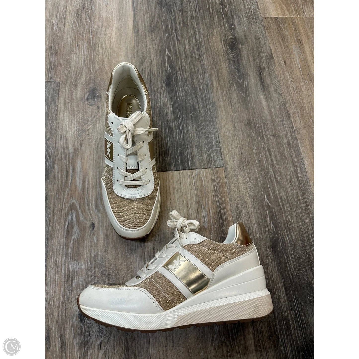Shoes Designer By Michael Kors In White, Size: 8
