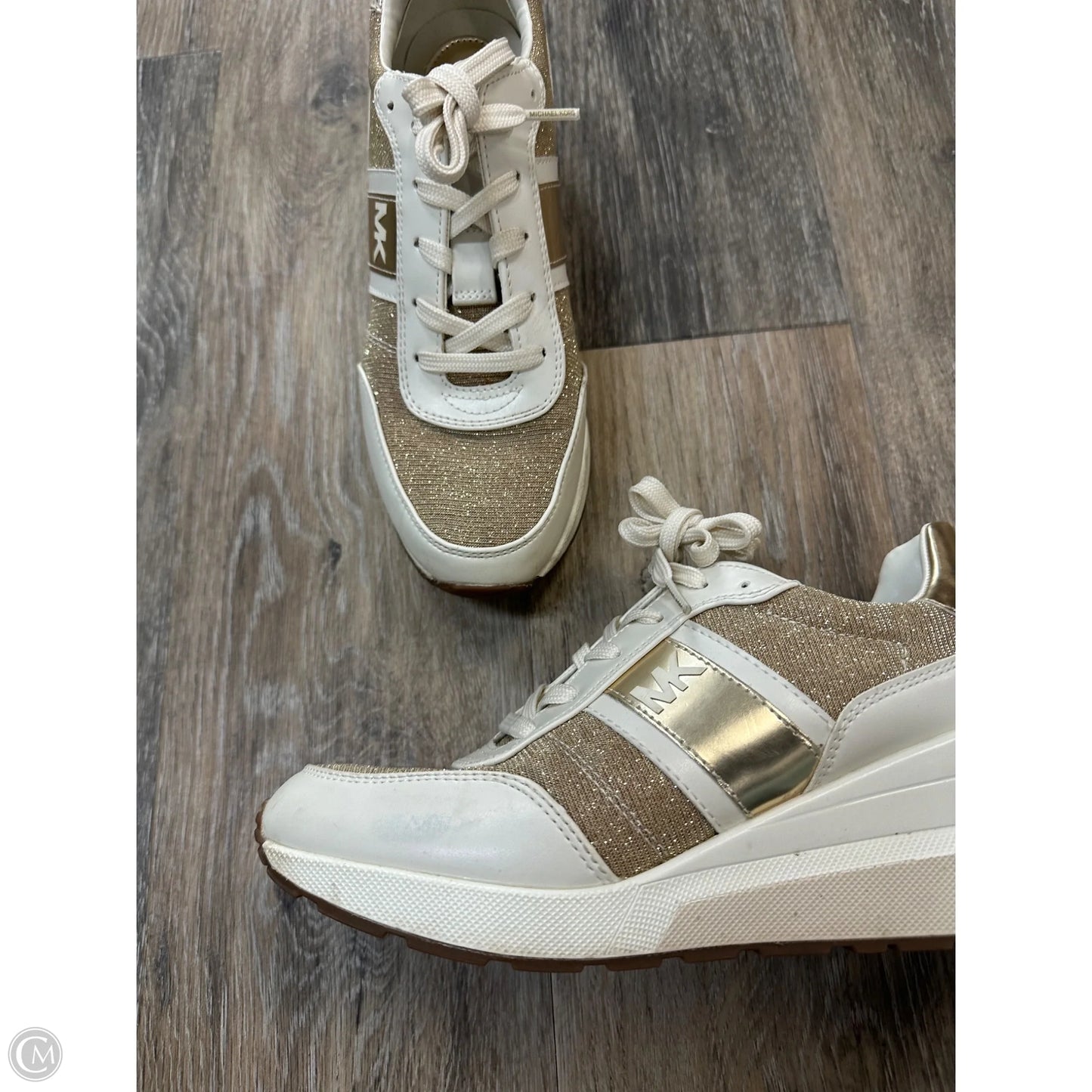 Shoes Designer By Michael Kors In White, Size: 8