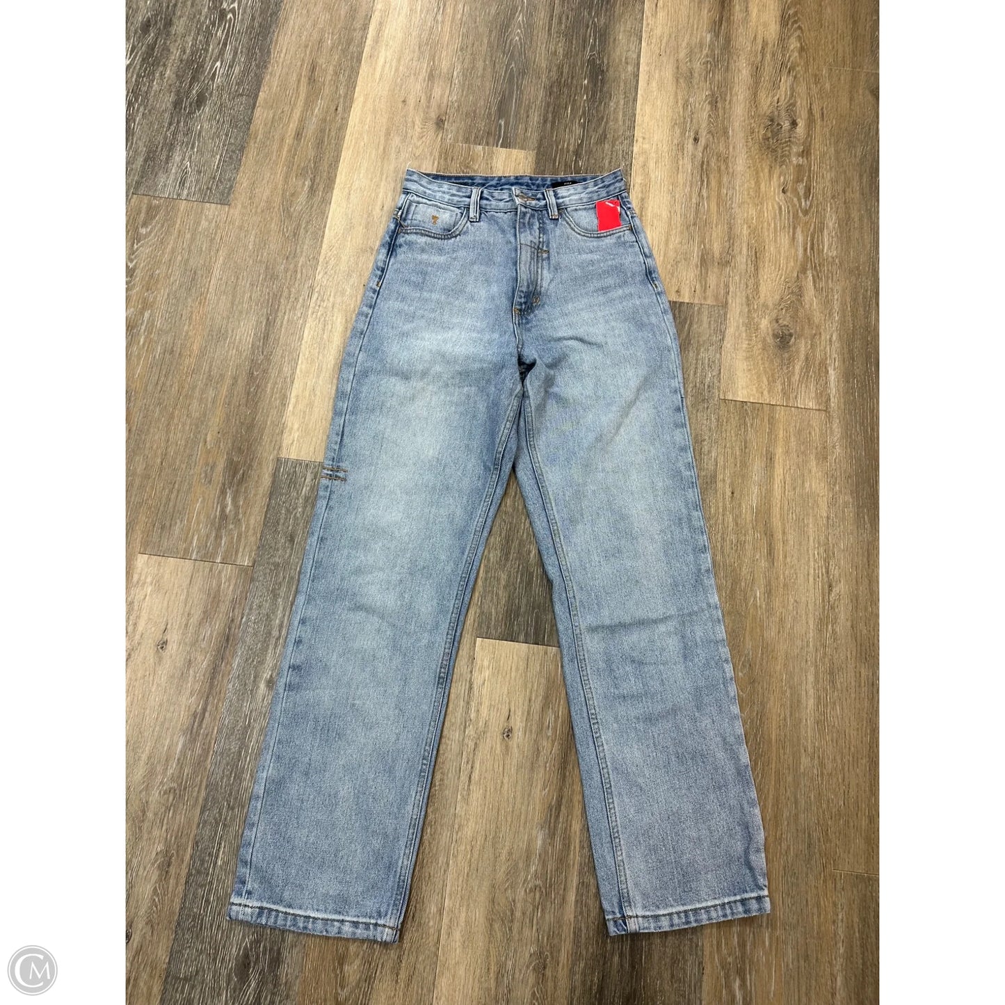 Jeans Straight By Thrills In Blue Denim, Size: 4