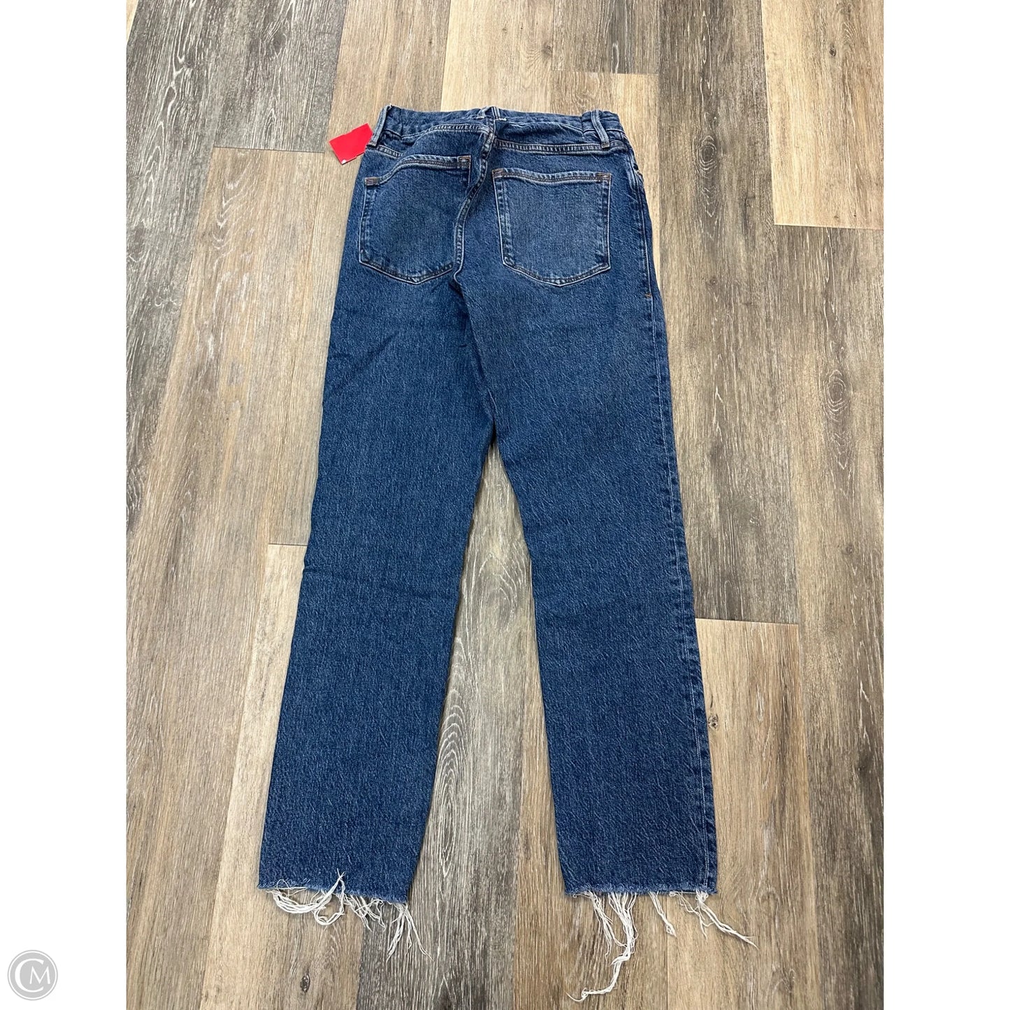 Jeans Straight By Good American In Blue Denim, Size: 6