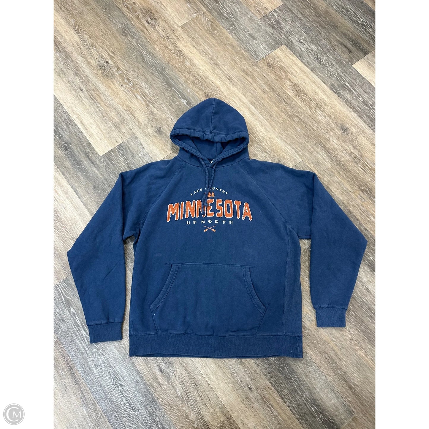 Sweatshirt Hoodie By Blue 84 In Navy, Size: Xl