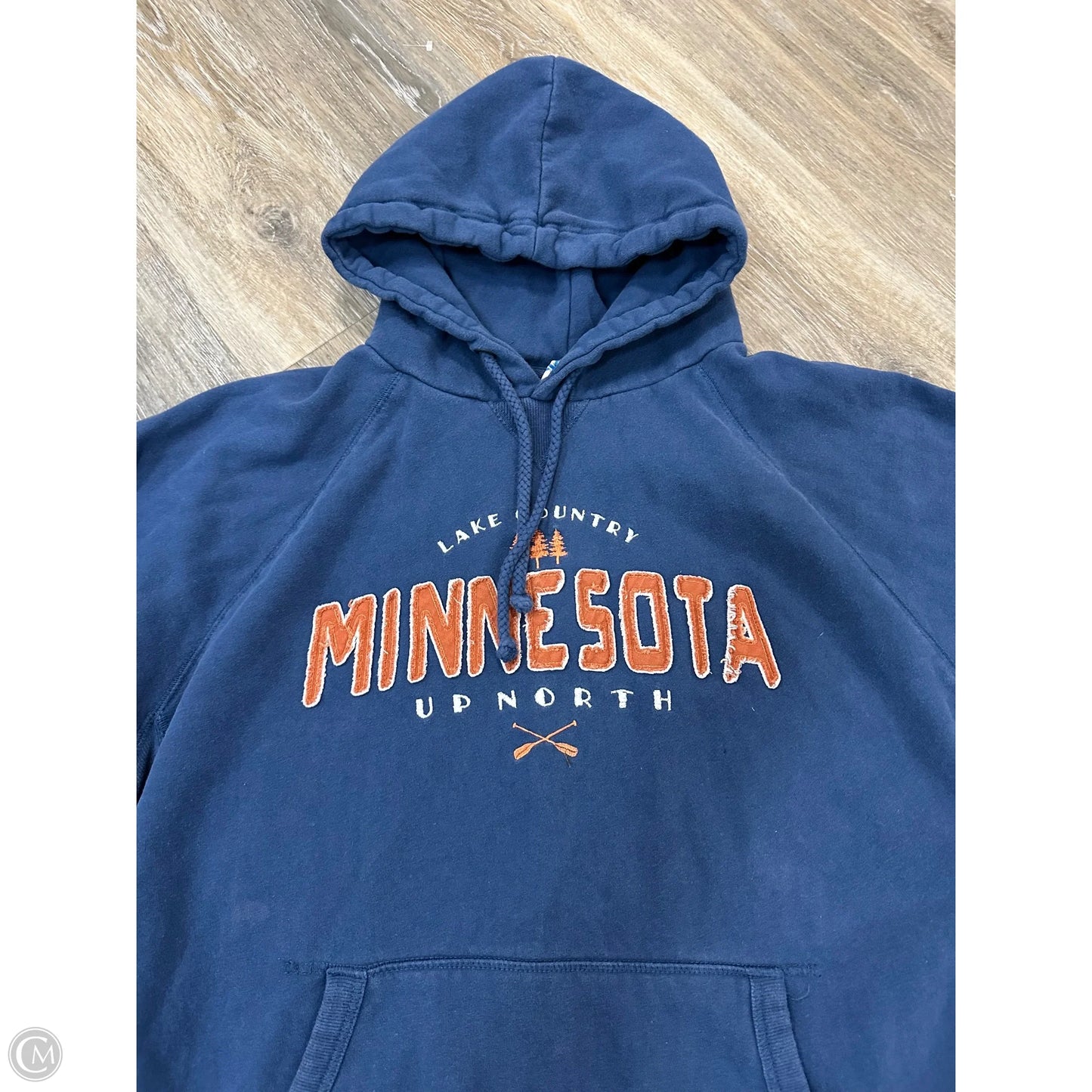 Sweatshirt Hoodie By Blue 84 In Navy, Size: Xl