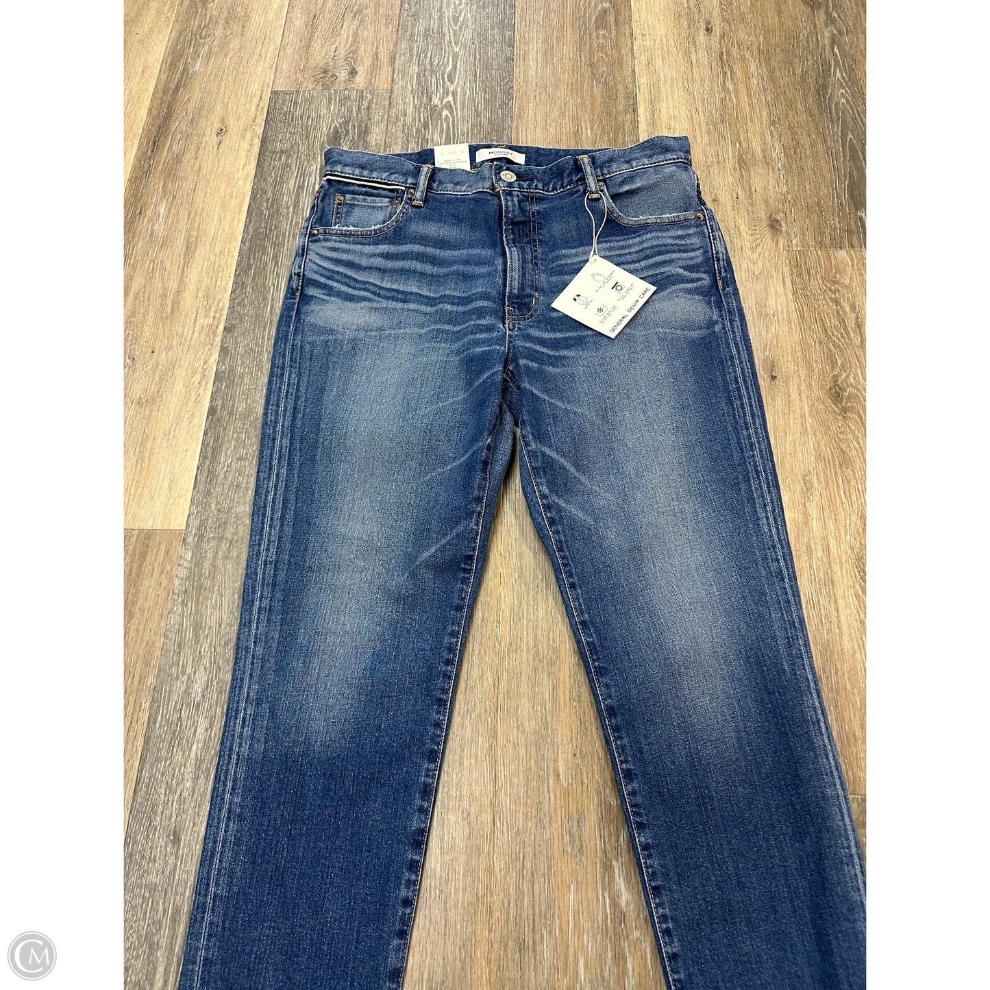 Jeans Skinny By Moussy In Blue Denim, Size: 10