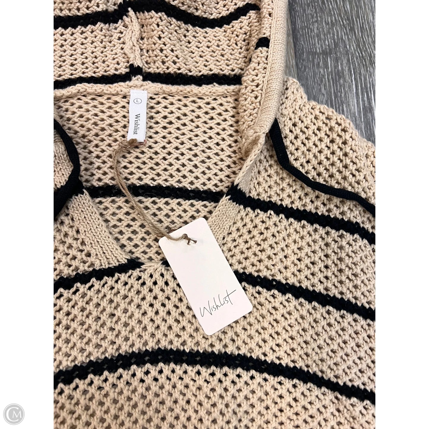 Sweater By Wishlist In Striped Pattern, Size: L