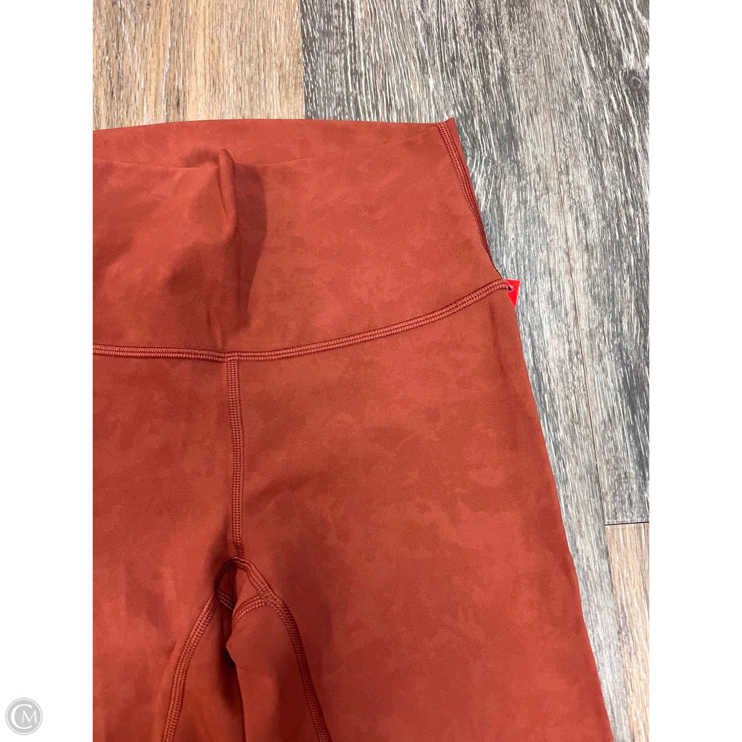 Athletic Leggings By Lululemon In Orange, Size: 4