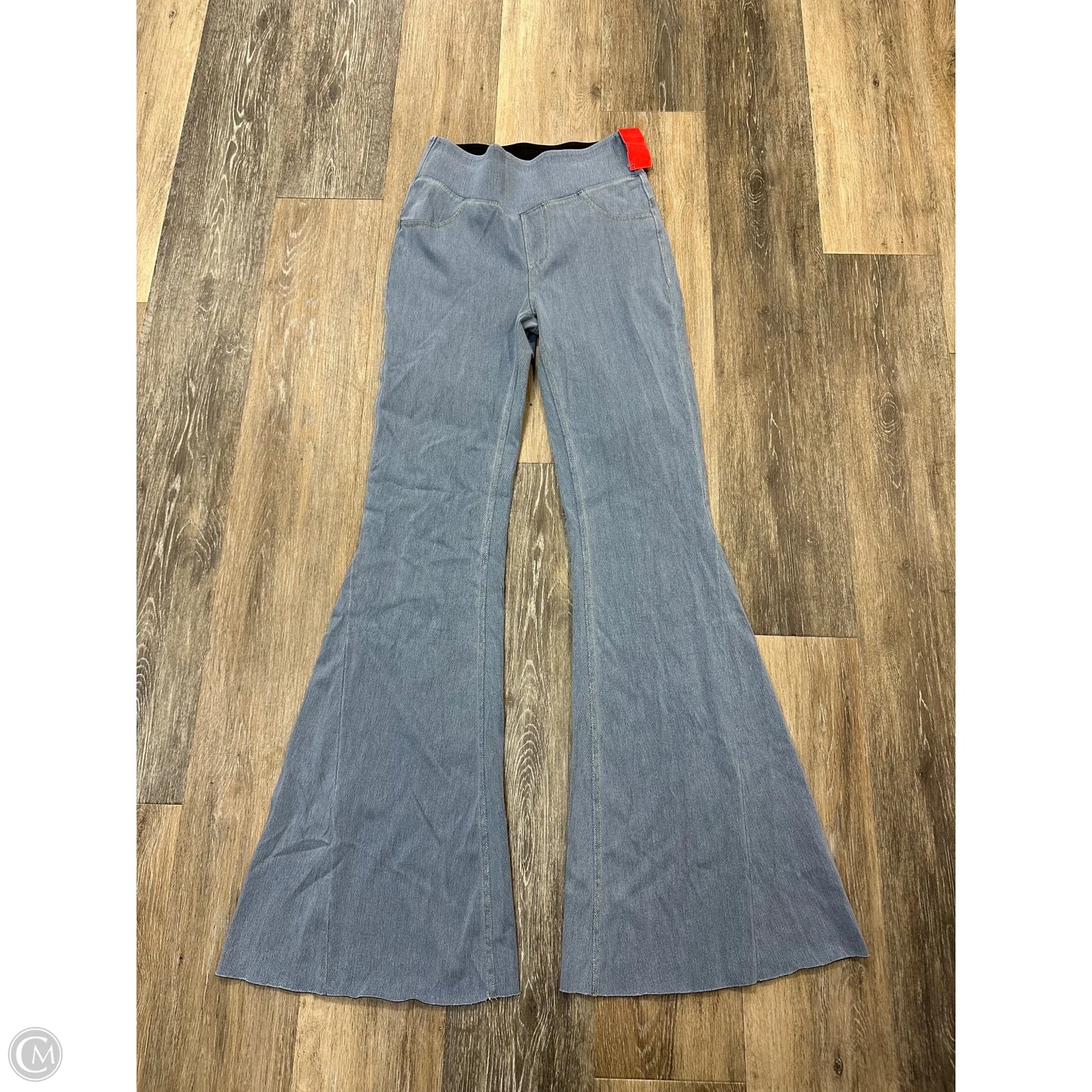 Jeans Flared By Halara In Blue Denim, Size: Xs