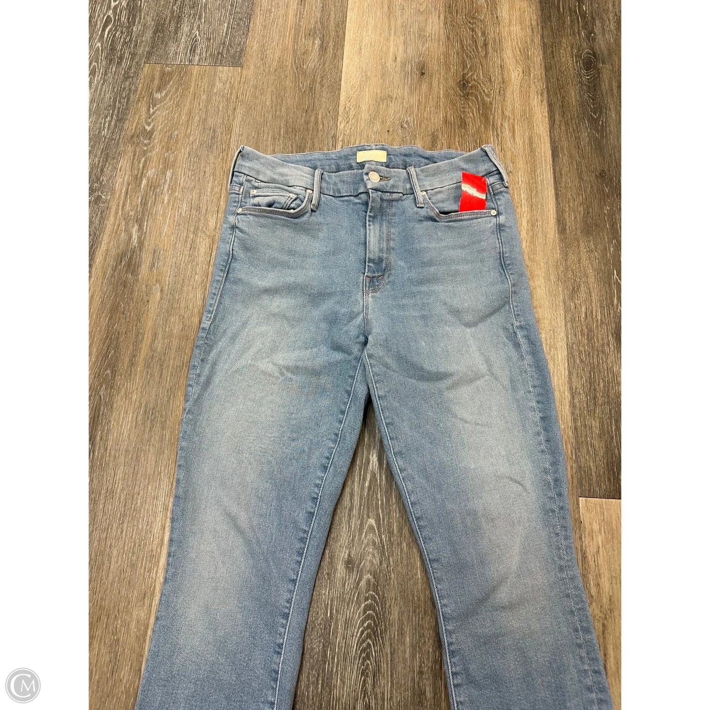 Jeans Cropped By Mother In Blue Denim, Size: 6