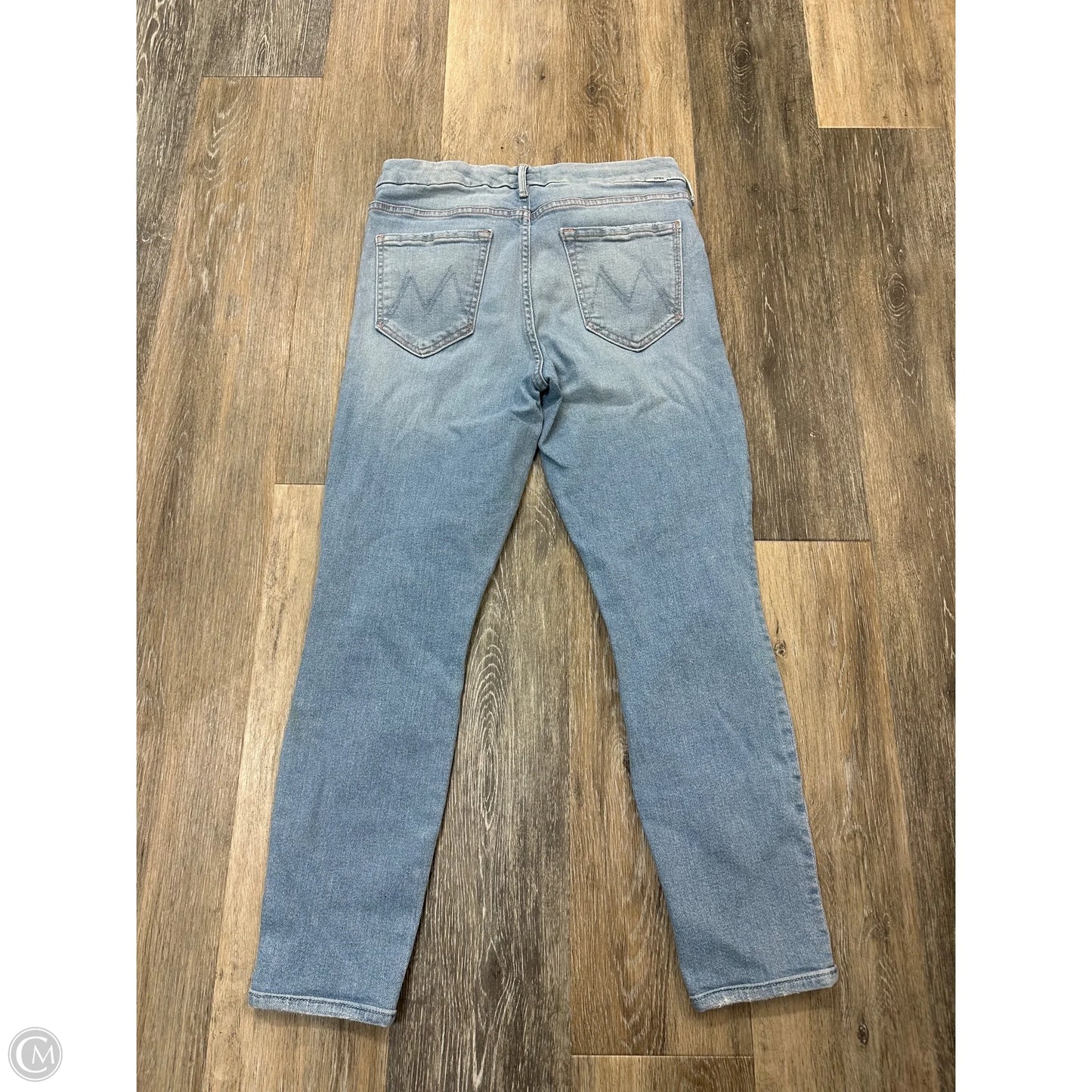 Jeans Cropped By Mother In Blue Denim, Size: 6