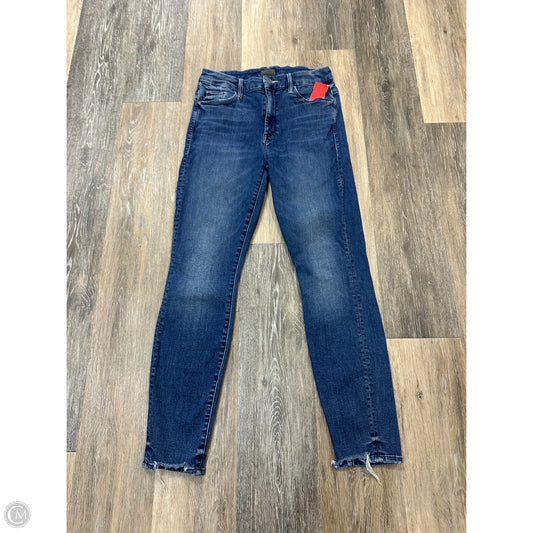 Jeans Skinny By Mother In Blue Denim, Size: 4
