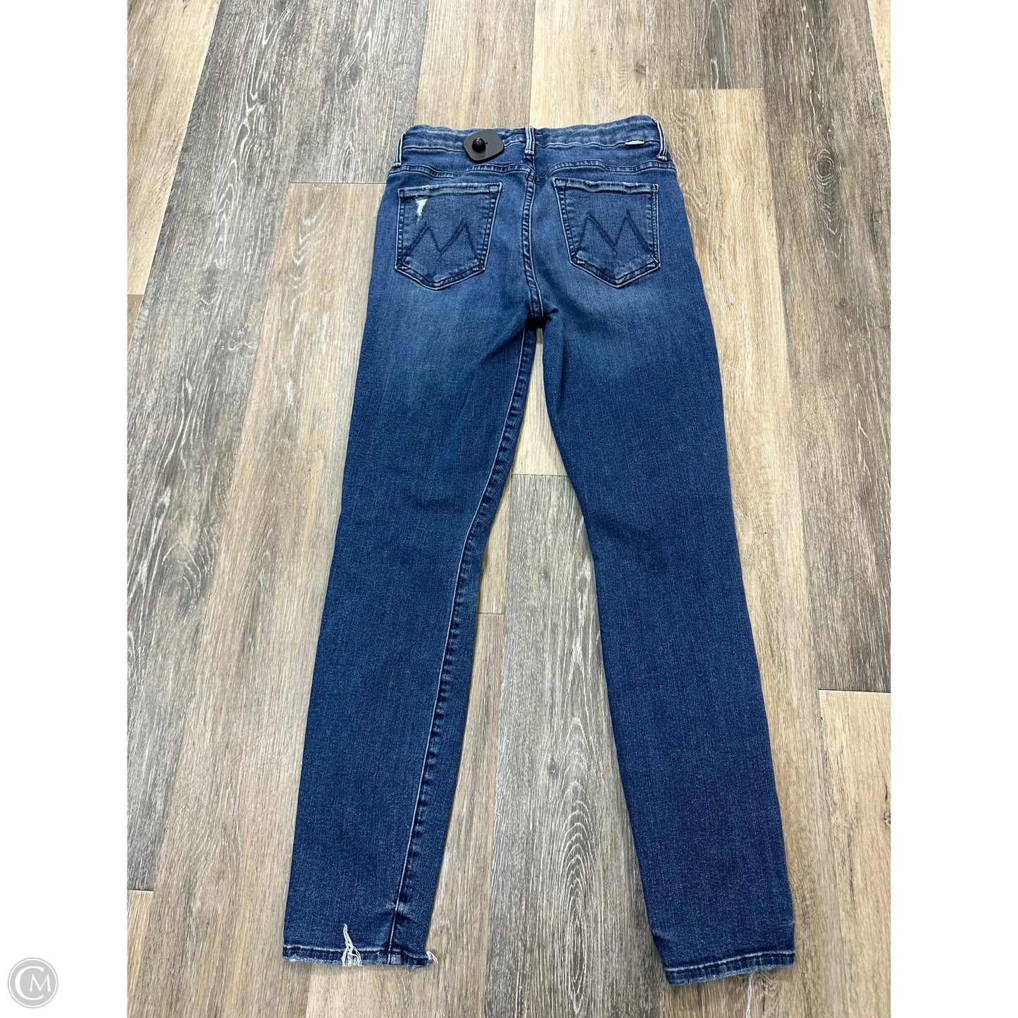 Jeans Skinny By Mother In Blue Denim, Size: 4