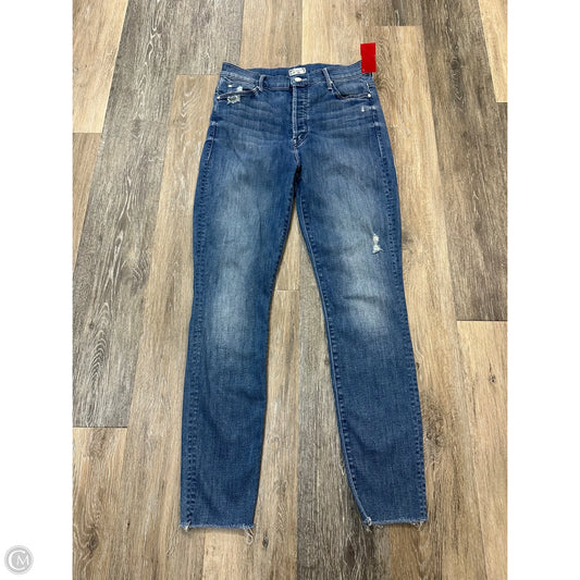 Jeans Skinny By Mother In Blue Denim, Size: 6