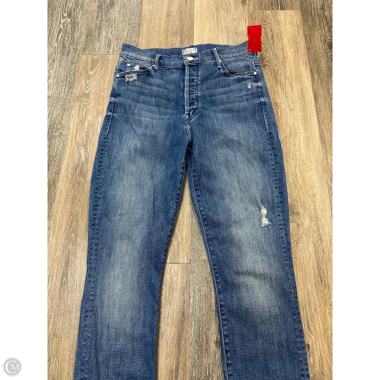 Jeans Skinny By Mother In Blue Denim, Size: 6