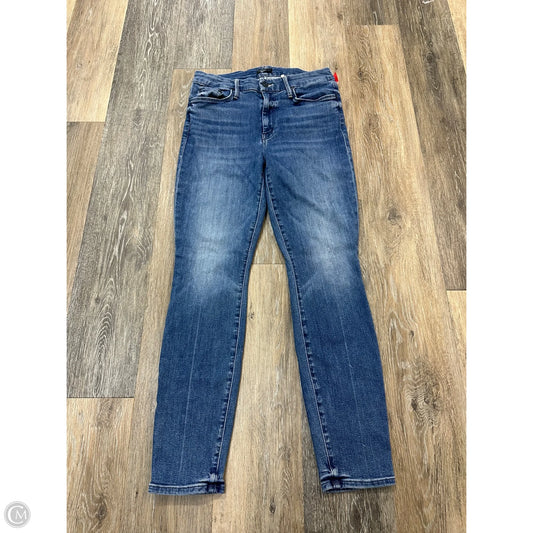 Jeans Skinny By Mother In Blue Denim, Size: 4