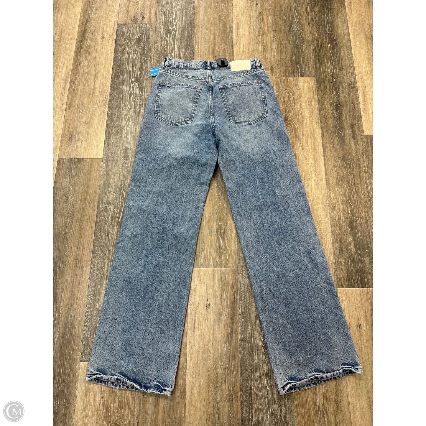 Jeans Straight By GRLFRND In Blue Denim, Size: 4