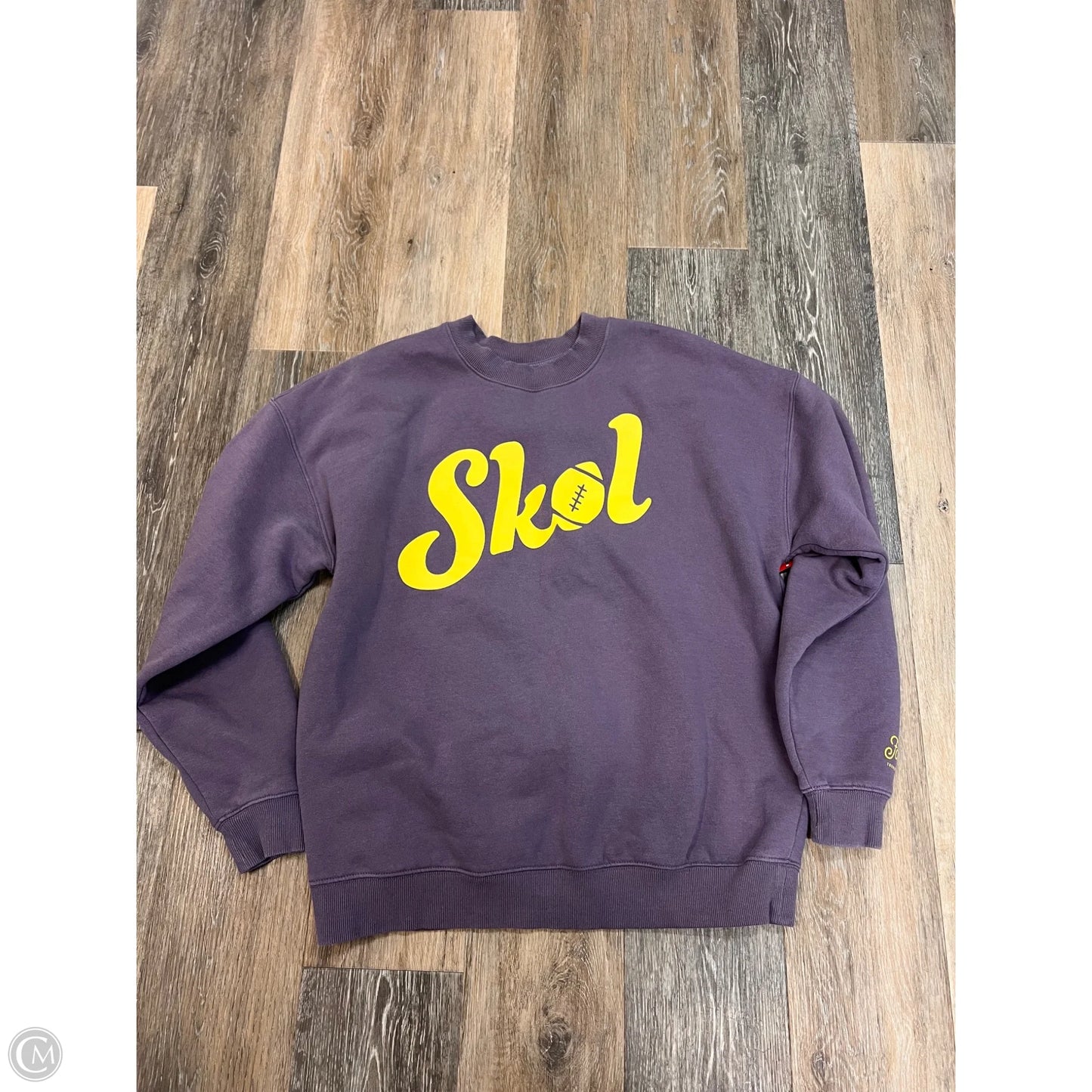 Sweatshirt Crewneck By Fangirl In Purple, Size: L