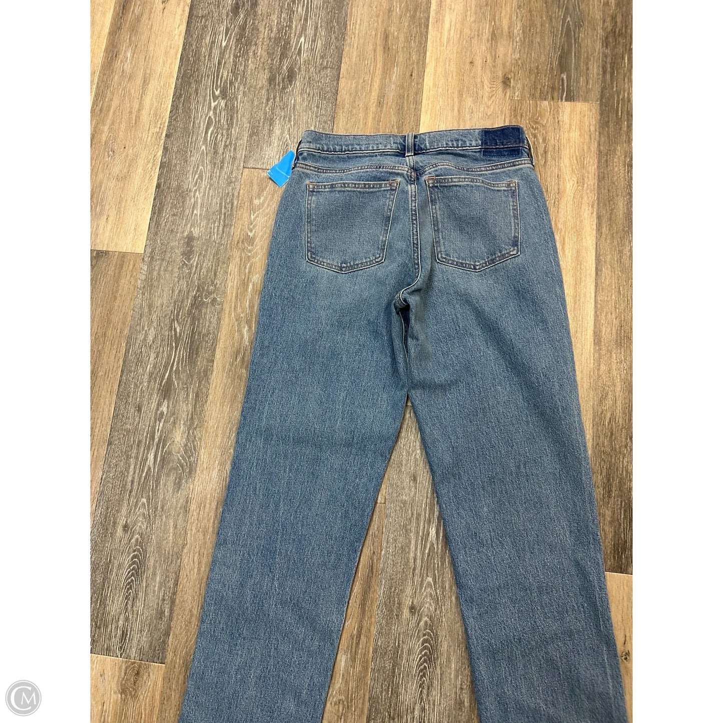 Jeans Straight By Abercrombie And Fitch In Blue Denim, Size: 8l