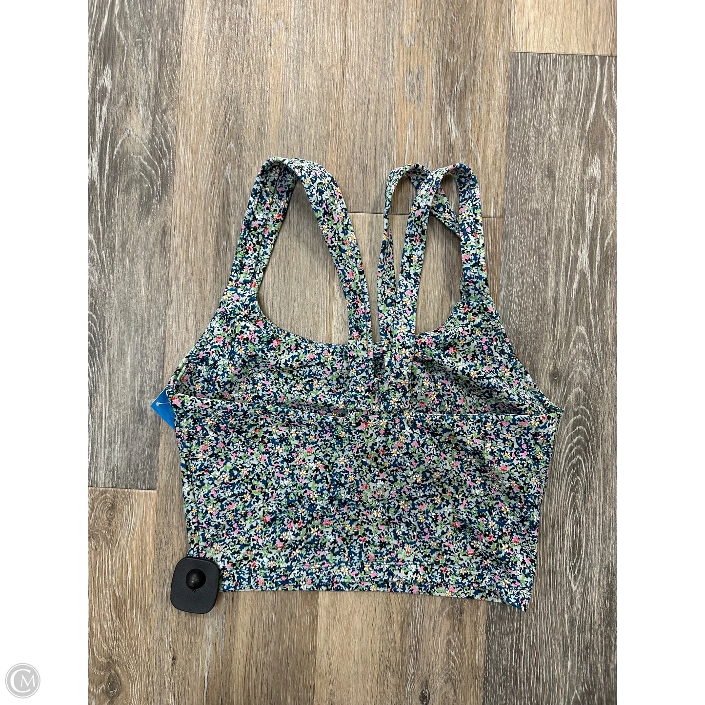 Athletic Bra By Sage In Floral Print, Size: S
