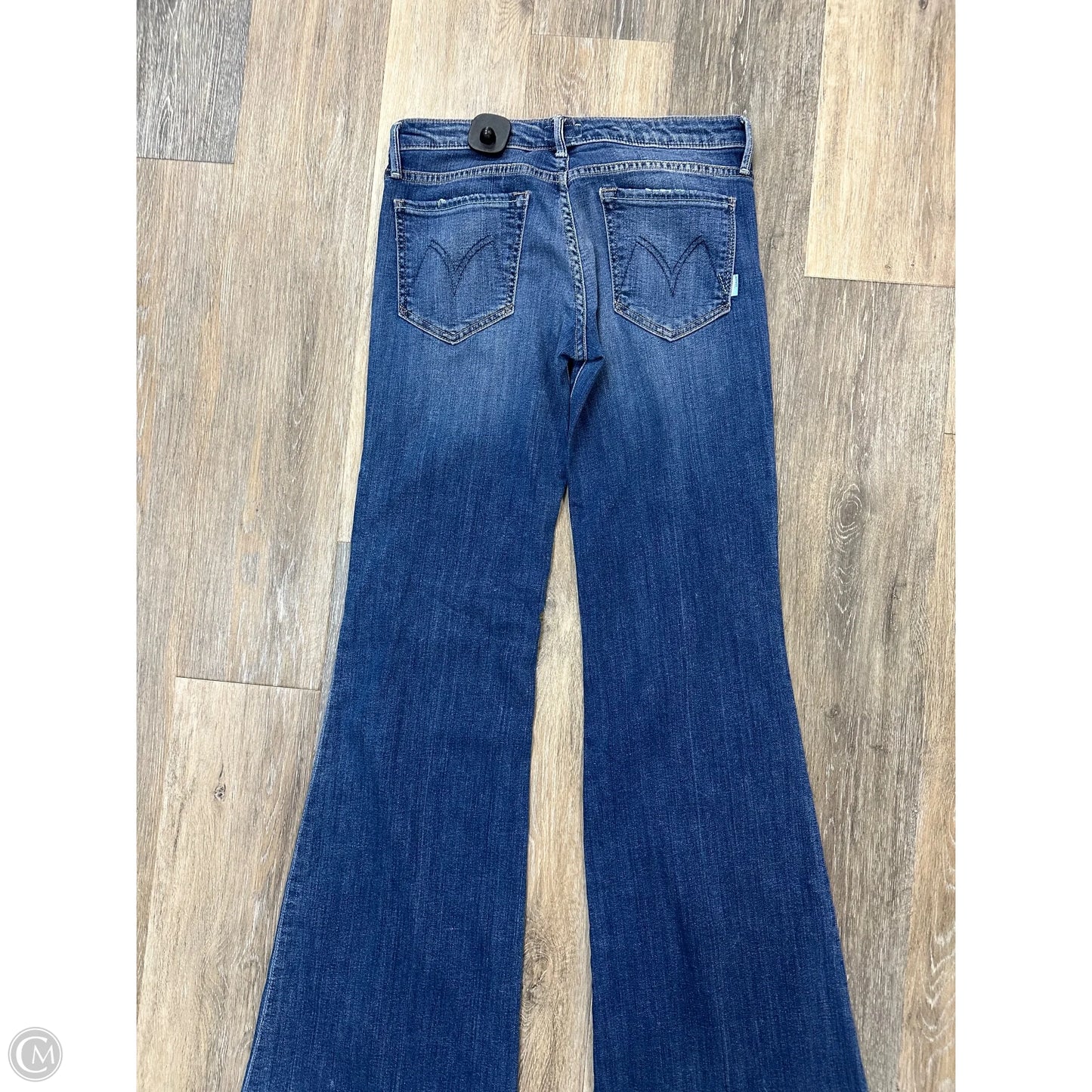 Jeans Wide Leg By Mother In Blue Denim, Size: 6/28