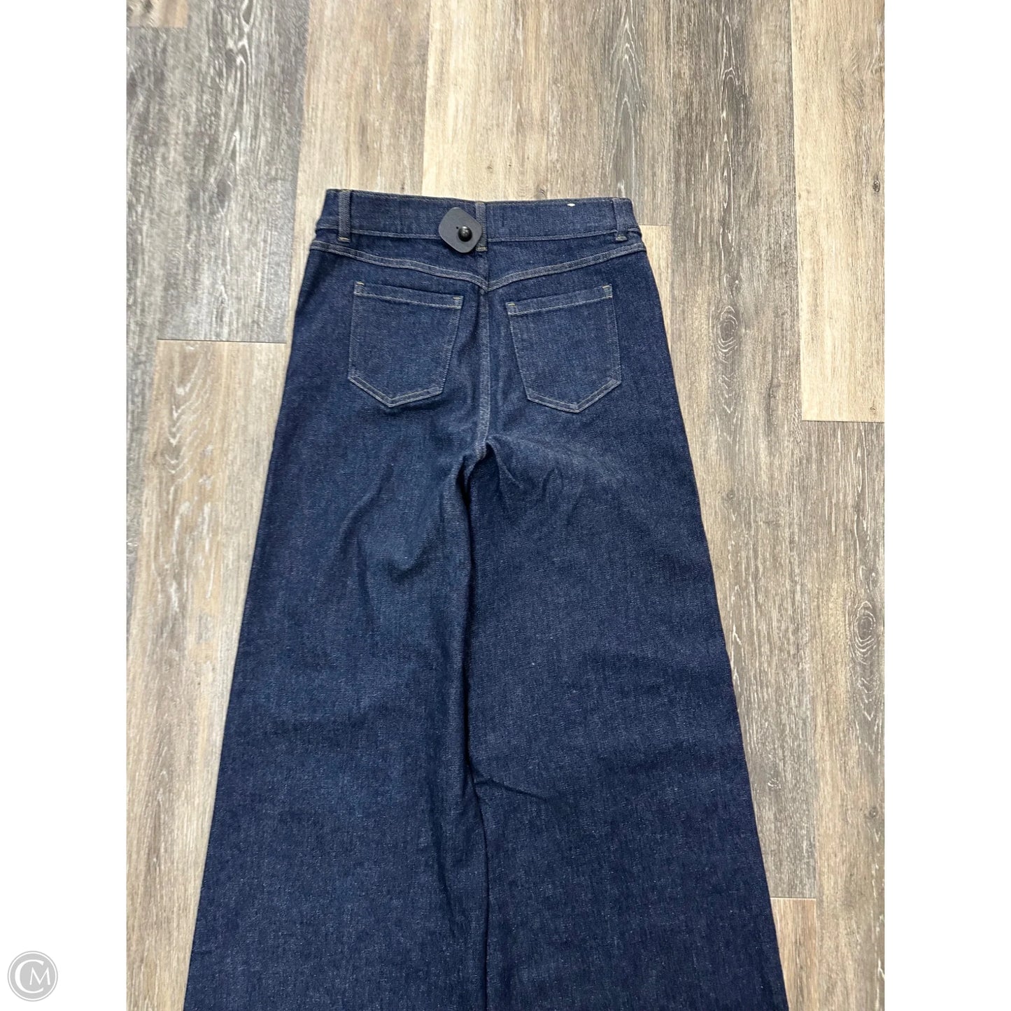 Jeans Wide Leg By Spanx In Blue Denim, Size: M