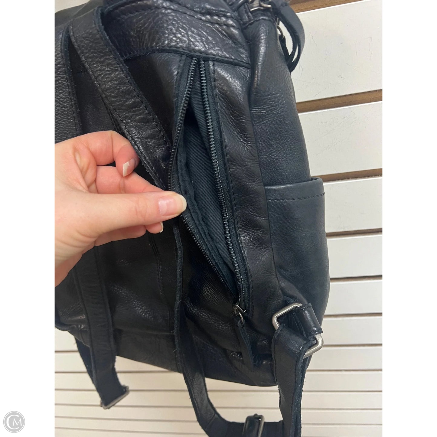 Backpack Leather By Cmc, Size: Medium