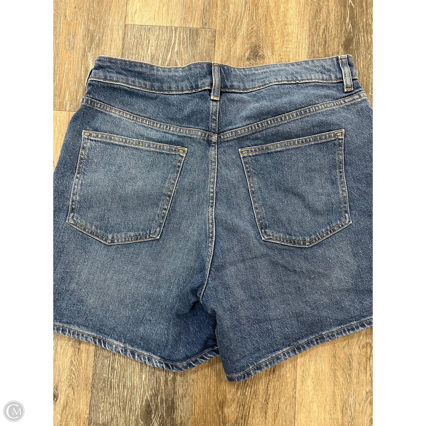 Shorts By H&m In Blue Denim, Size: 14