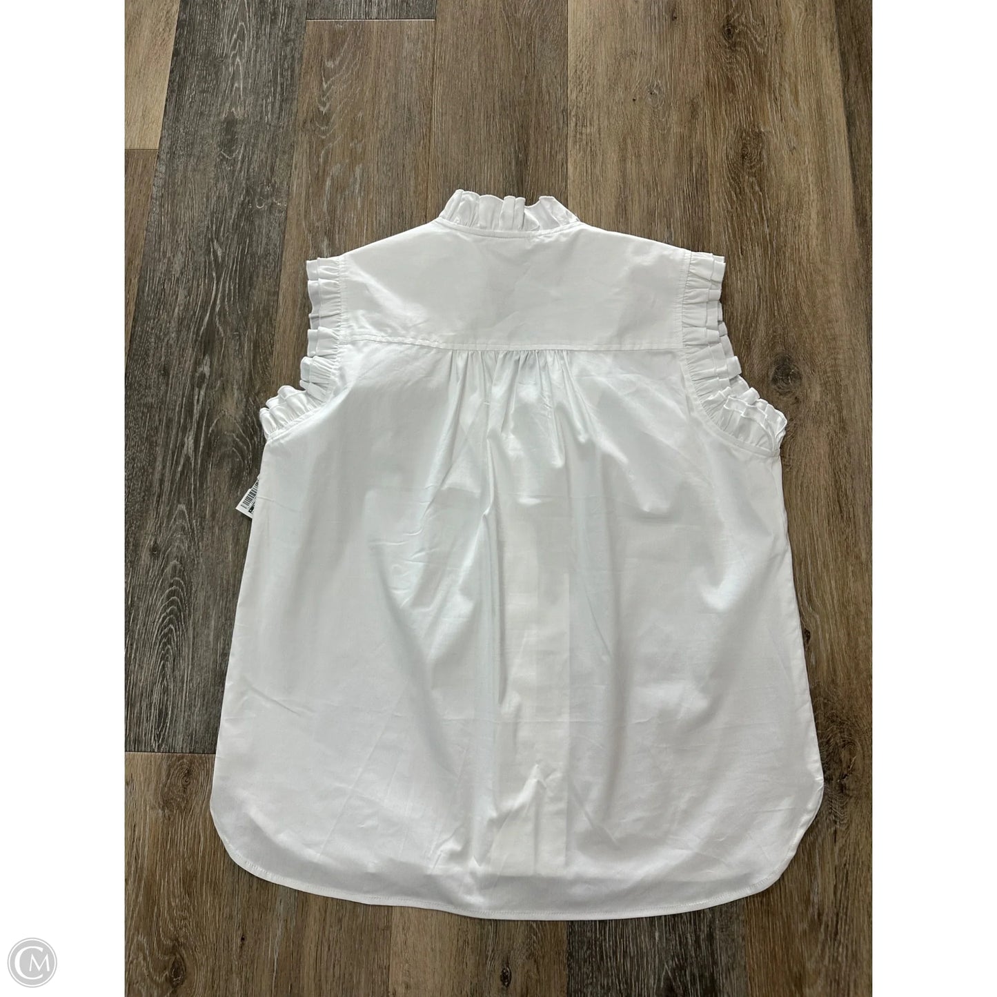 Top Sleeveless By Finley In White, Size: M