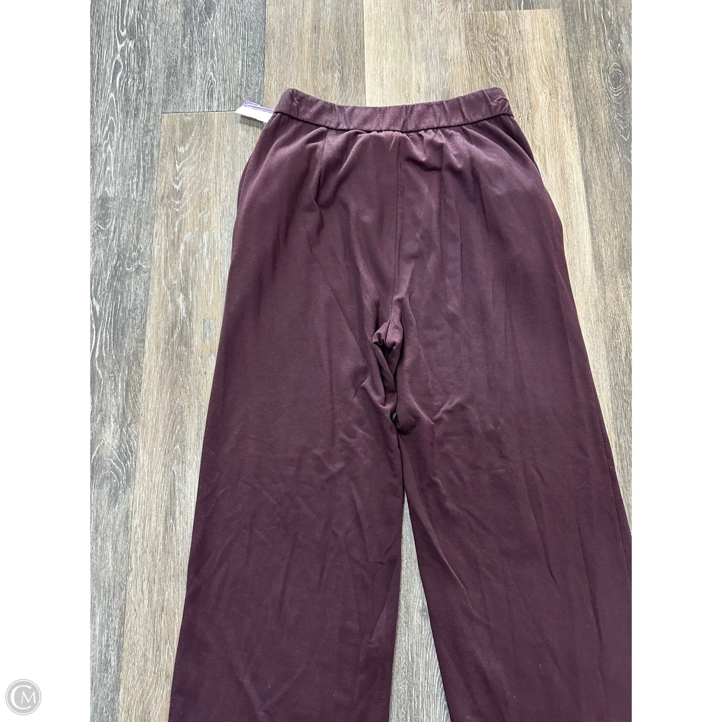 Pants Lounge By Eileen Fisher In Maroon, Size: S