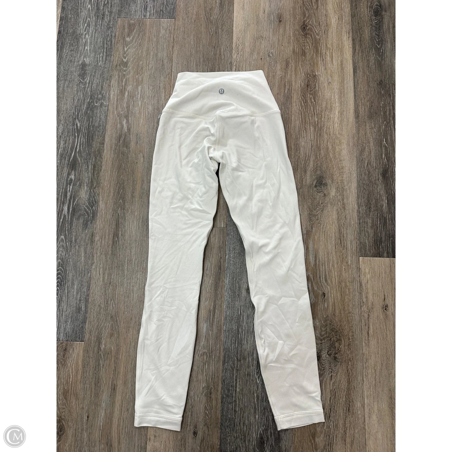 Athletic Leggings By Lululemon In Cream, Size: 2