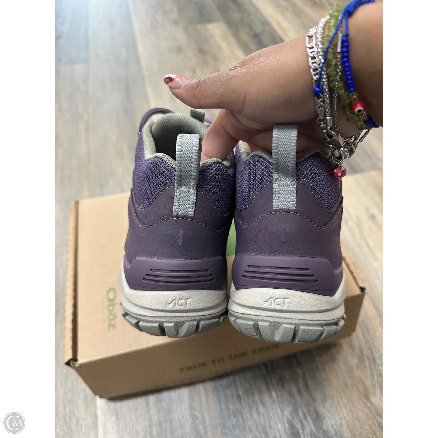 Boots Hiking By Oboz In Purple, Size: 7