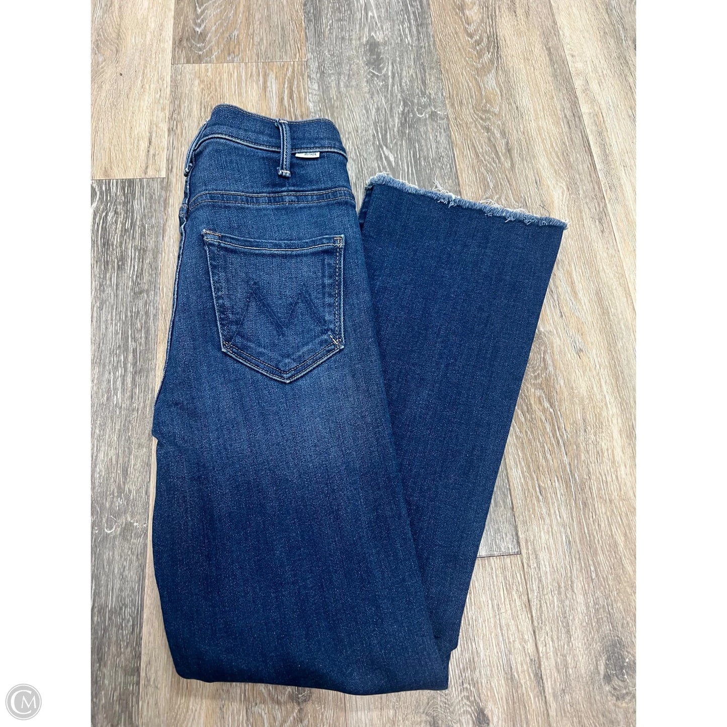 Jeans Cropped By Mother In Blue Denim, Size: 0/24