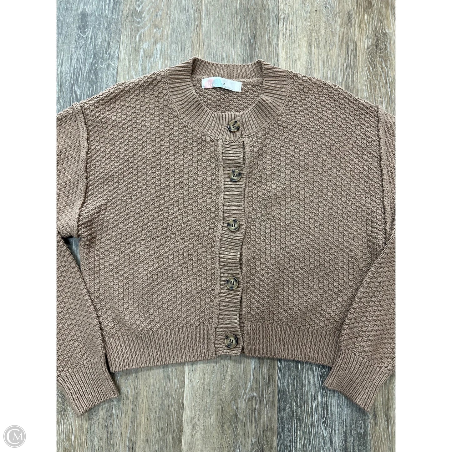 Sweater Cardigan By Free People In Brown, Size: M