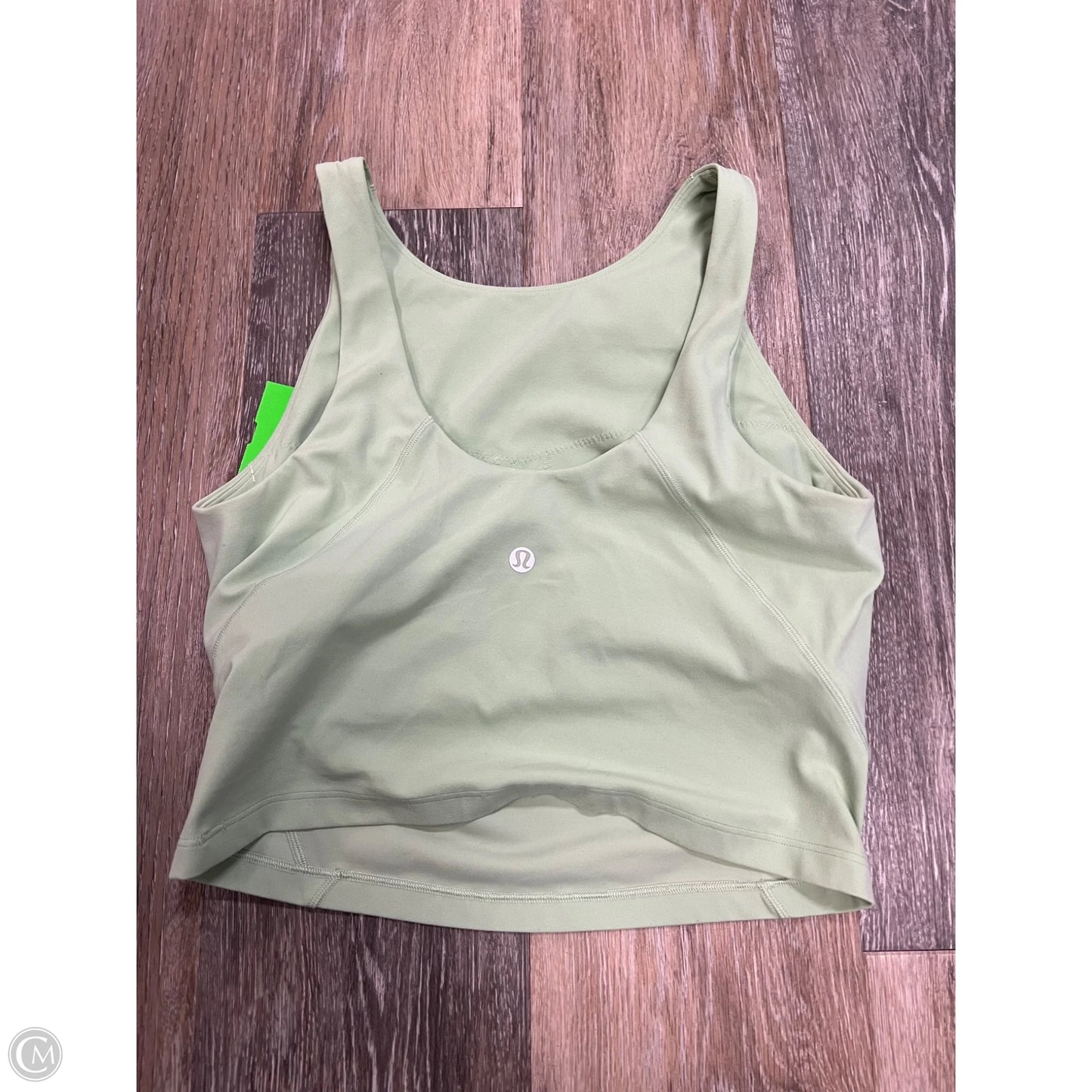 Athletic Tank Top By Lululemon In Green, Size: 6