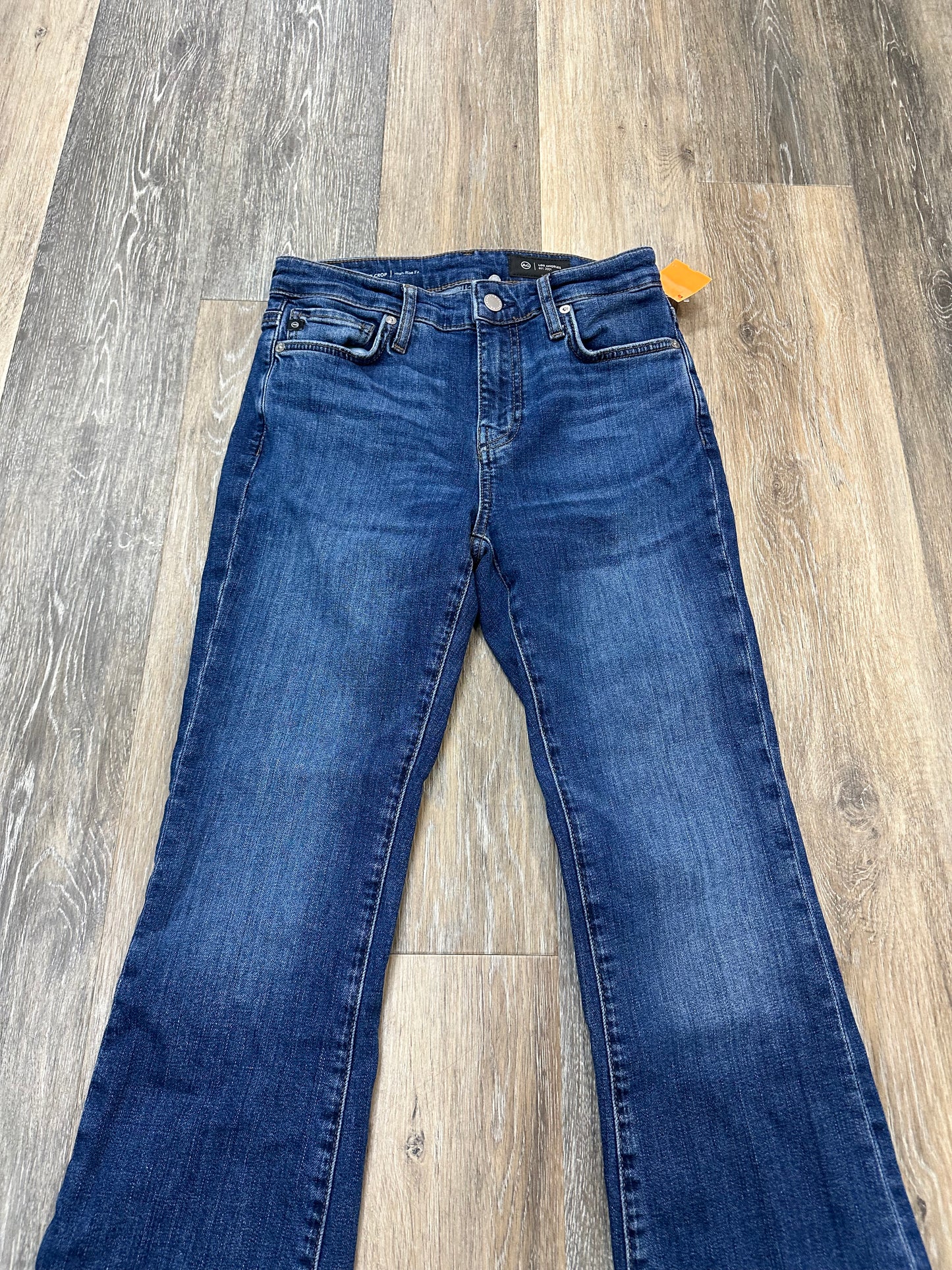 Jeans Boot Cut By Adriano Goldschmied In Blue Denim, Size: 2