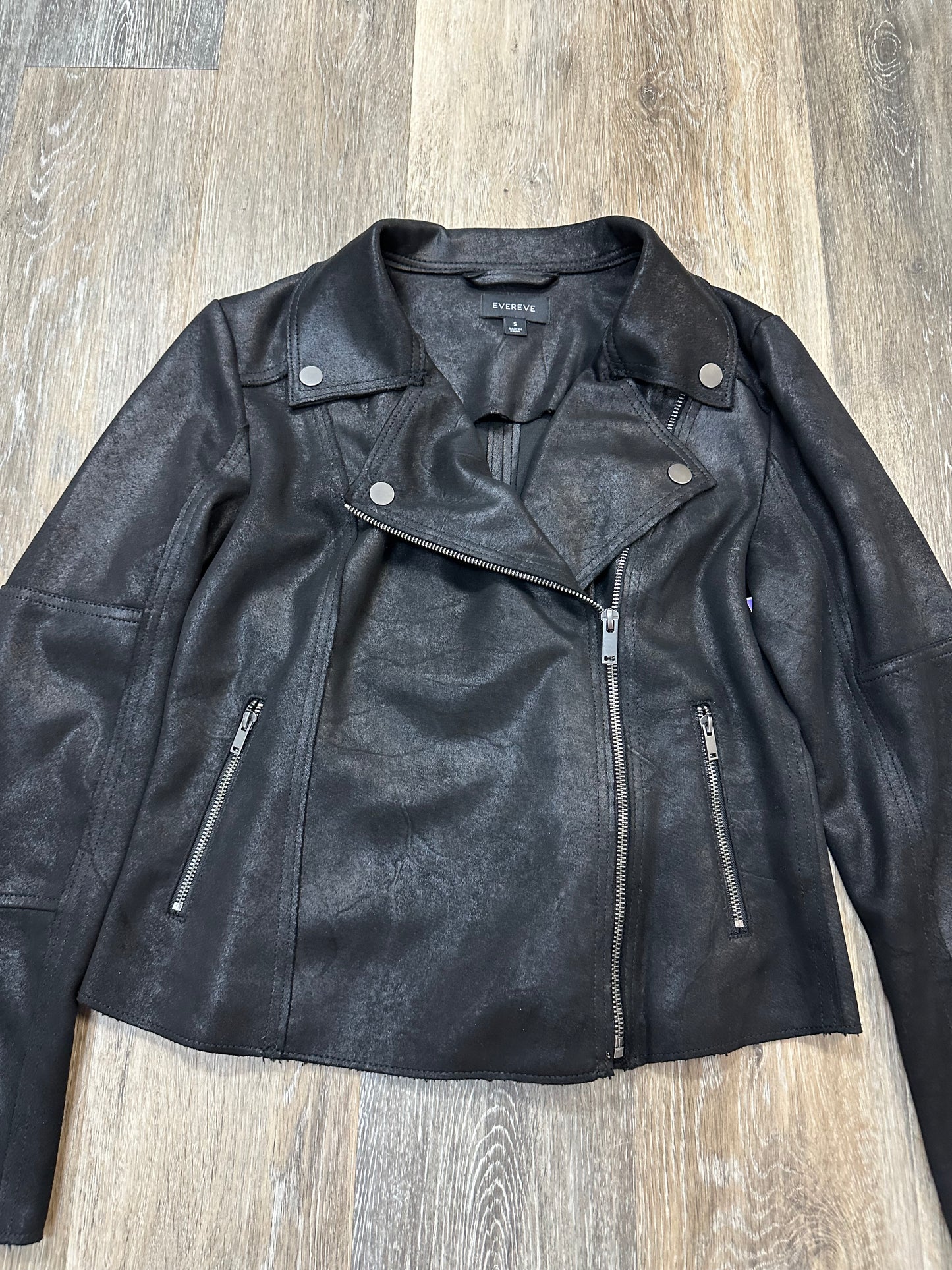 Jacket Moto By Evereve In Black, Size: S