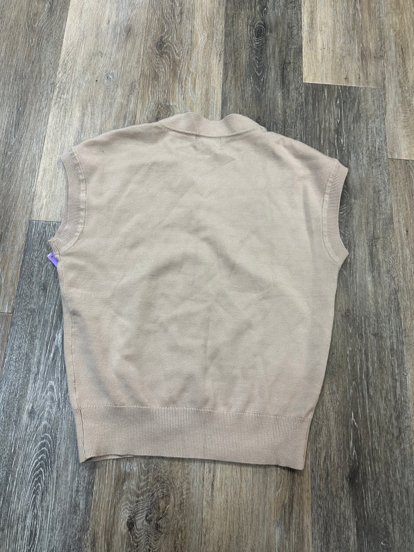 Sweater Short Sleeve By Evereve In Beige, Size: Xs