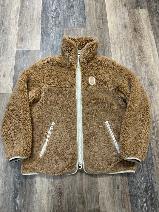 Jacket Designer By Coach In Tan, Size: M