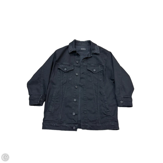 Jacket Denim By Mother Jeans In Black Denim, Size: S