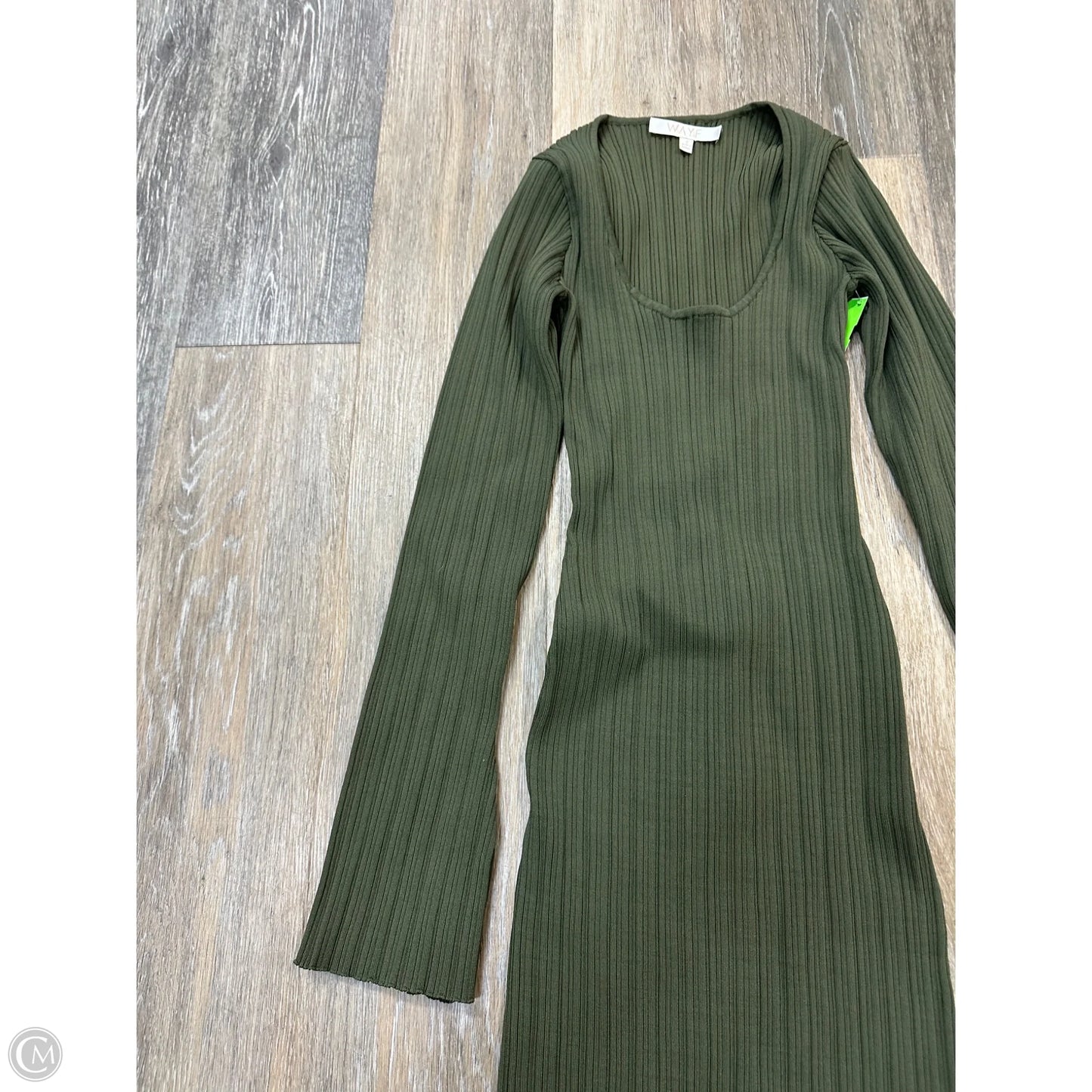 Dress Casual Maxi By Wayf In Green, Size: S