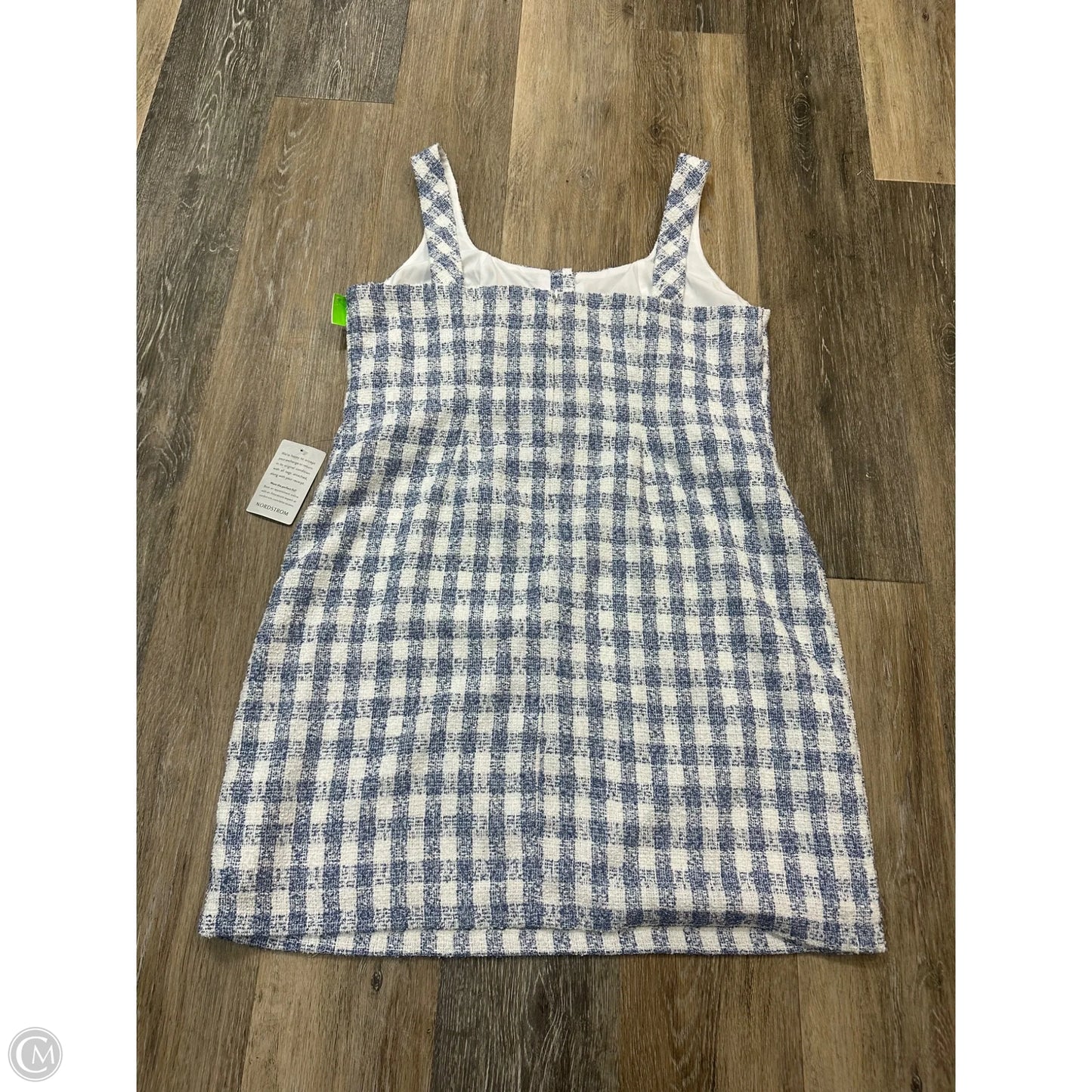 Dress Casual Short By Charles Henry In Blue & White, Size: Xl